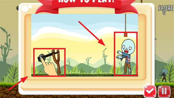 弹弓僵尸战争游戏(Angry zombies) v2.0.0.3 安卓版