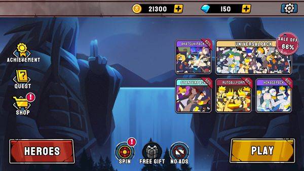 火柴人忍者格斗手游 v0.5.7安卓版