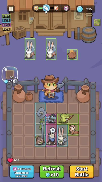 背包大战游戏(Rumble Paws) v1.10.06 最新版