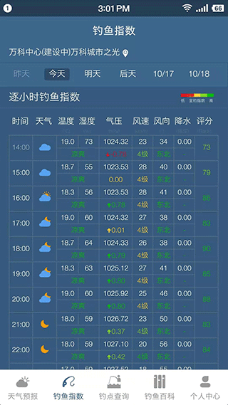 钓鱼天气预报app v2.2.33安卓版